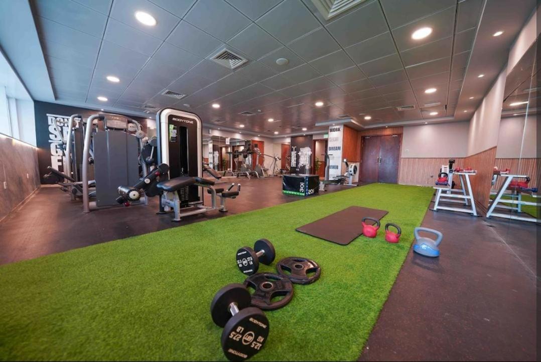 High Floor With City Skyline & Burj Khalifa View 3 Bedroom Unit Marina Dubai Eksteriør bilde